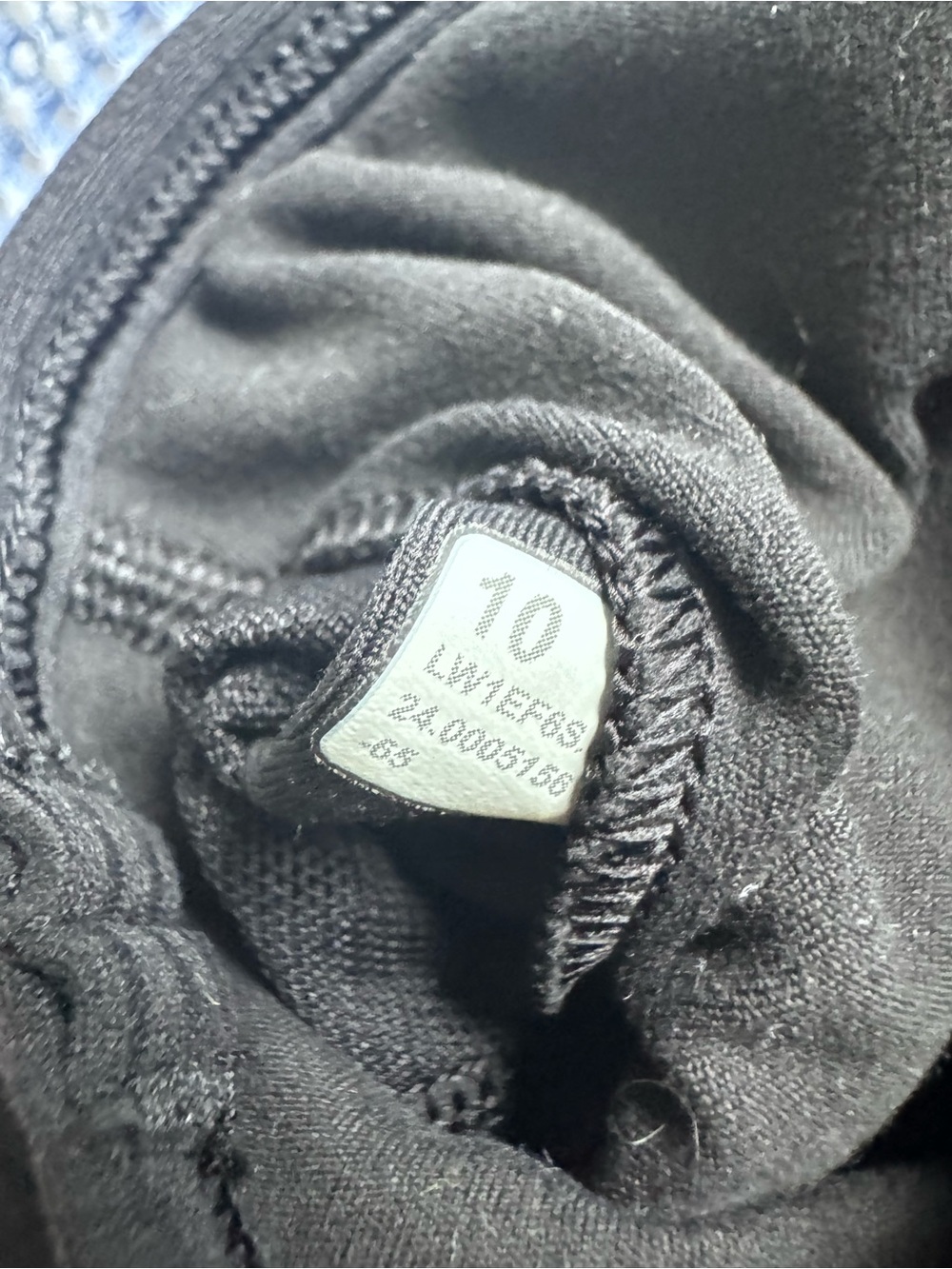 Lululemon Black Strappy Ribbed Sports Bra Tank Top - Picture 2 of 3